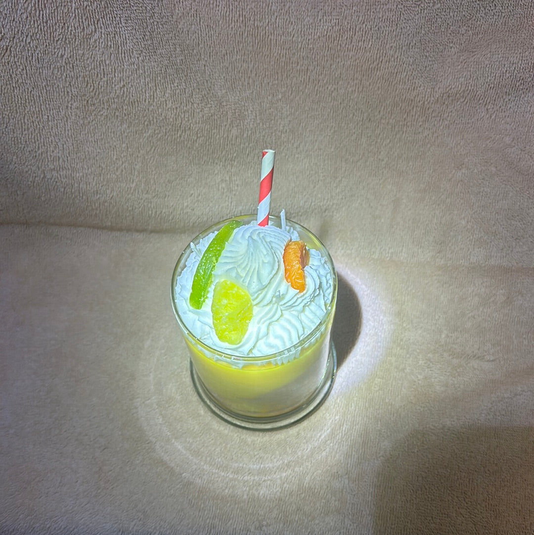 Tropical fruit soy candle
