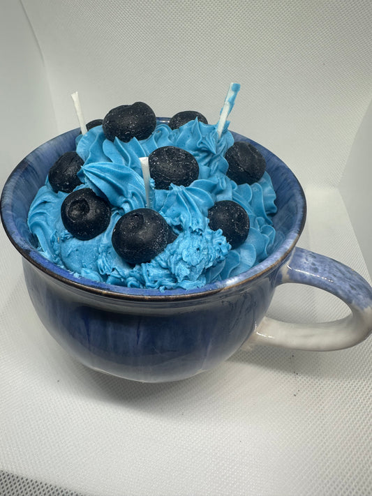 Blueberry latte