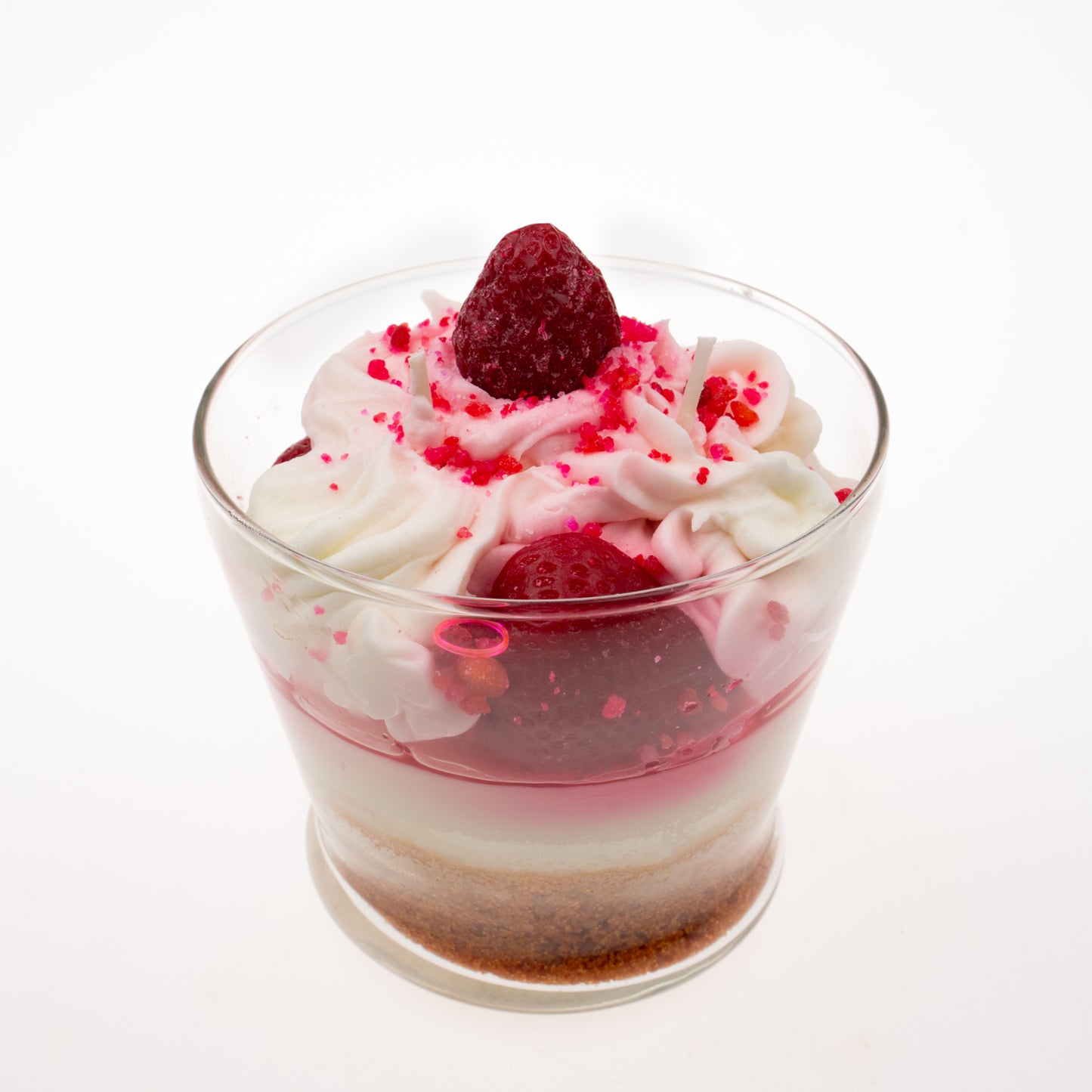16 ounce Strawberry Cheese Cake Soy Candle