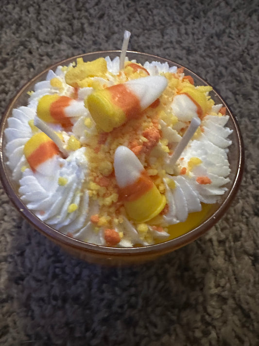 Candy Corn Soy wax candle
