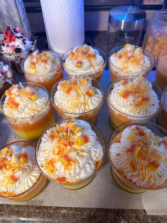 Candy Corn soy candle