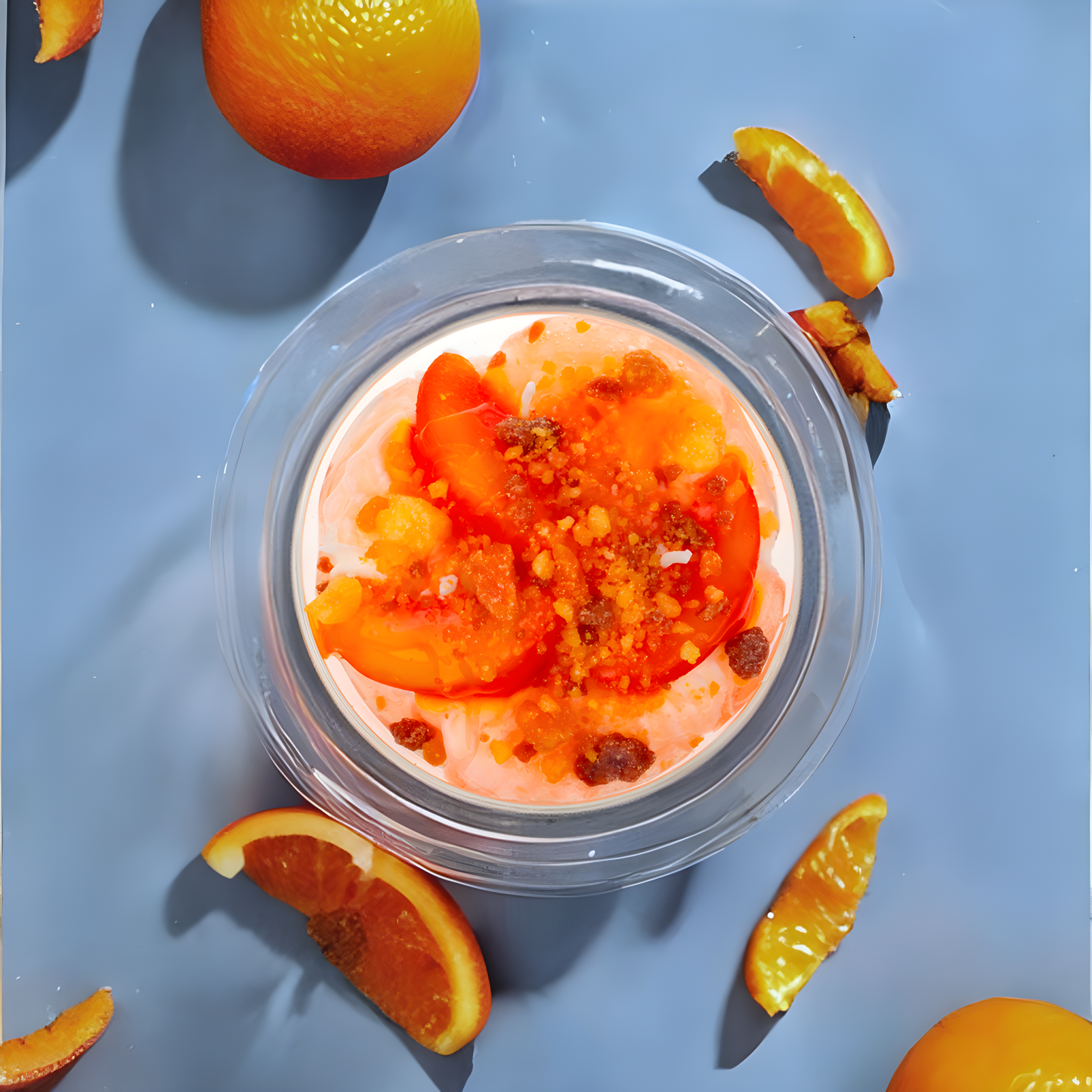 16 ounce Peach cobbler Soy Candle