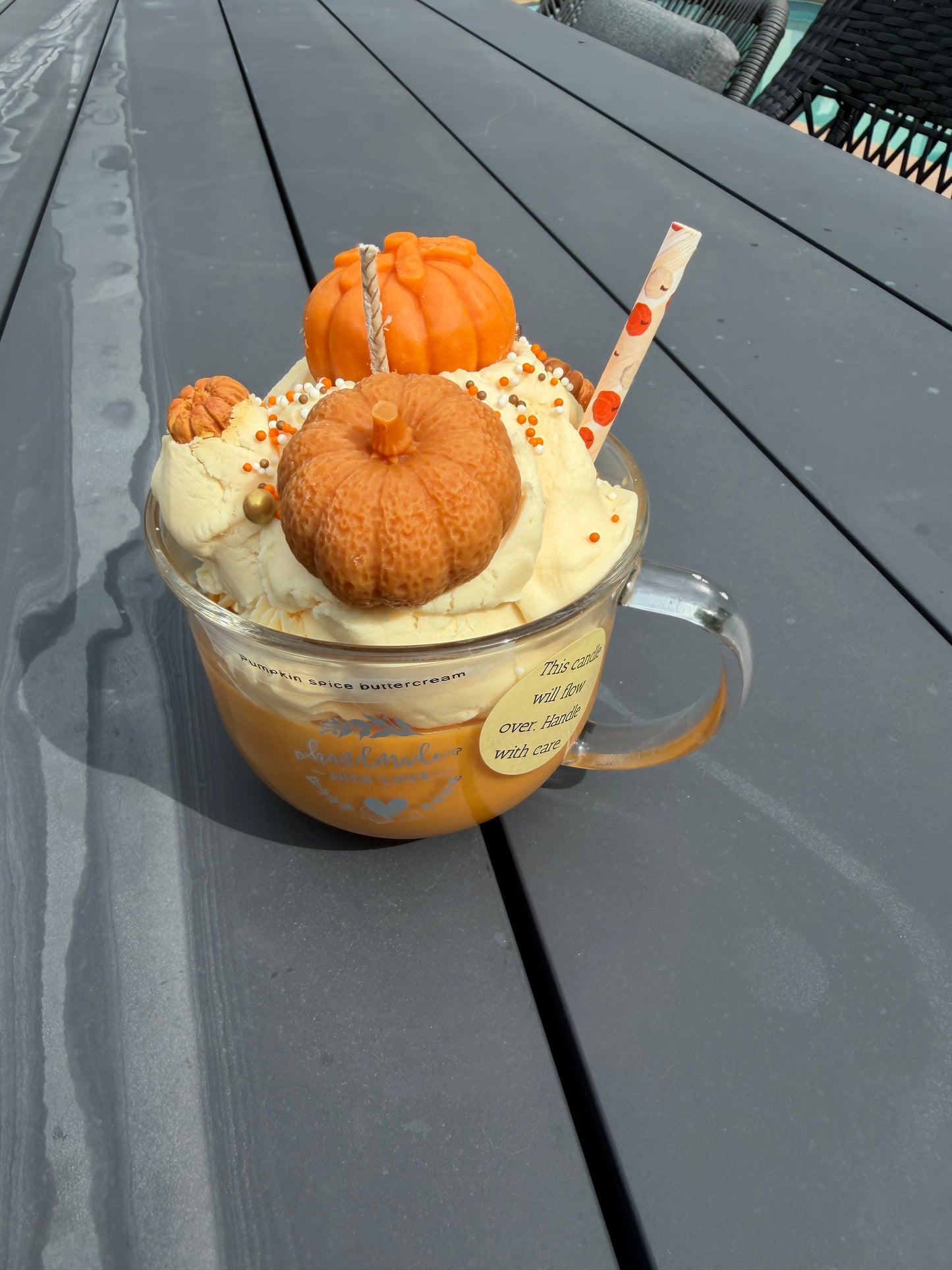 Pumpkin spice soy candle