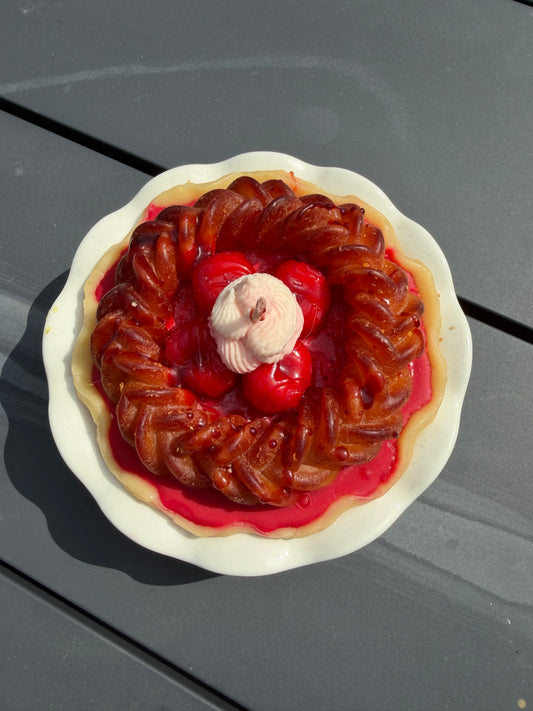 Cherry pie soy candle