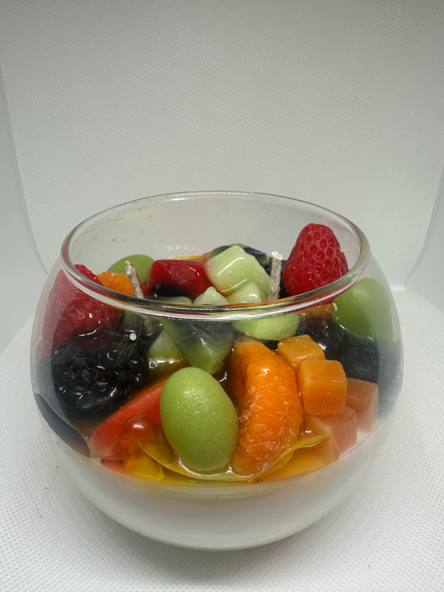 Mixed fruit salad soy candle