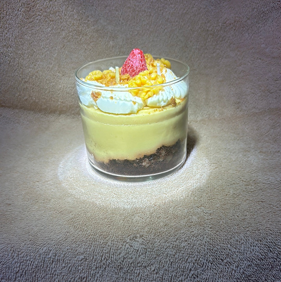 Walnut cheesecake soy candle