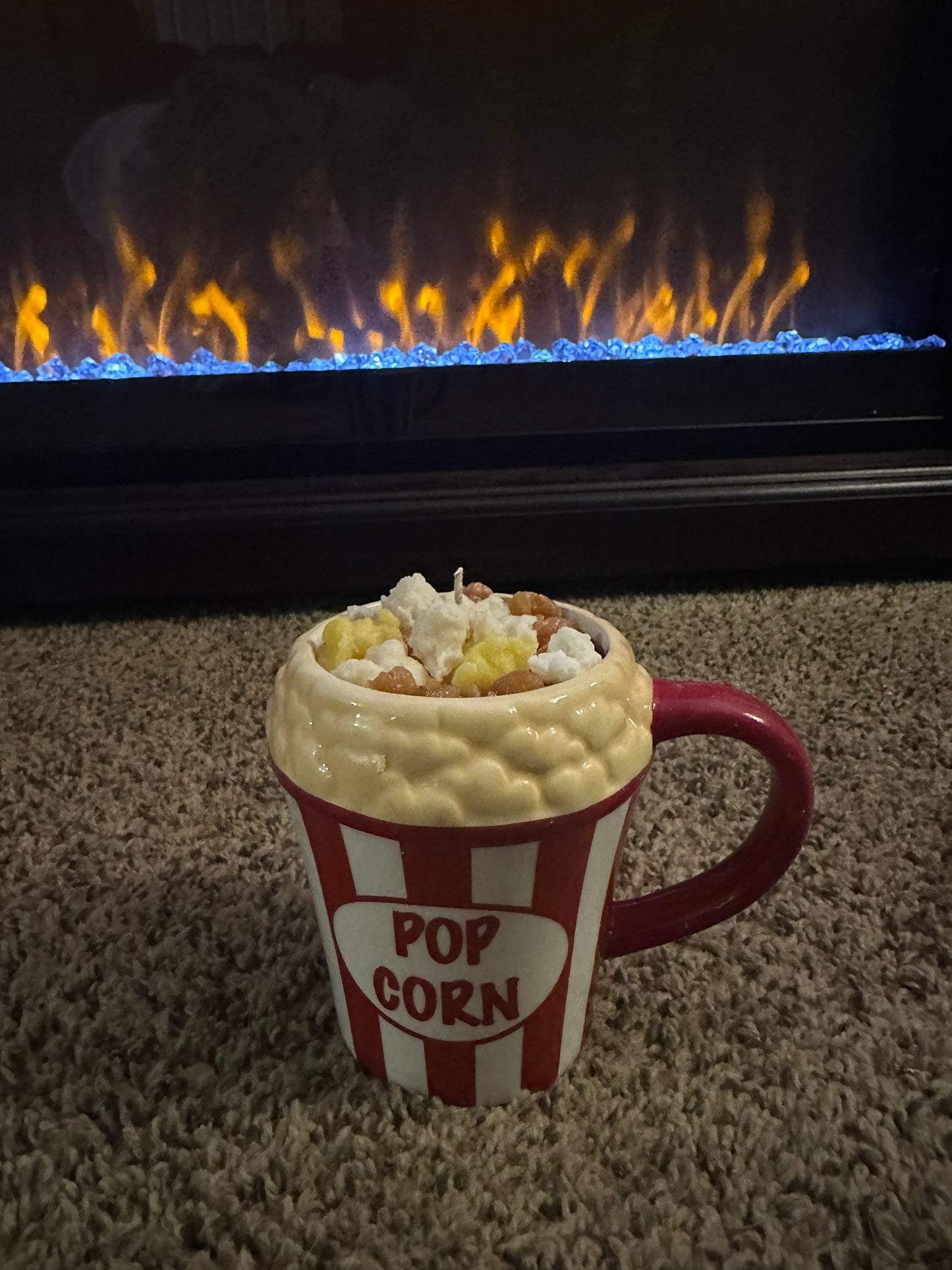 Carmel popcorn soy candle