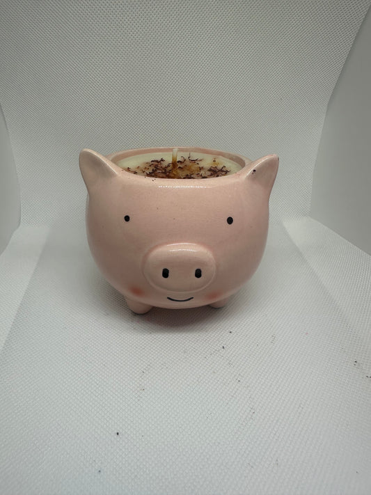 Little piggy soy candle