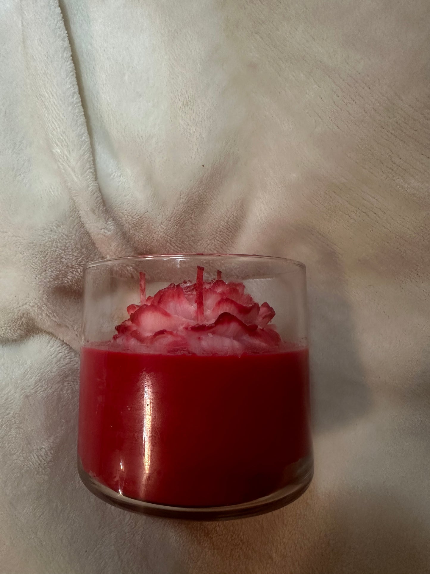 Single Rose Soy Candle